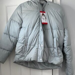 32 Degrees Women's Silver Puffer Jacket